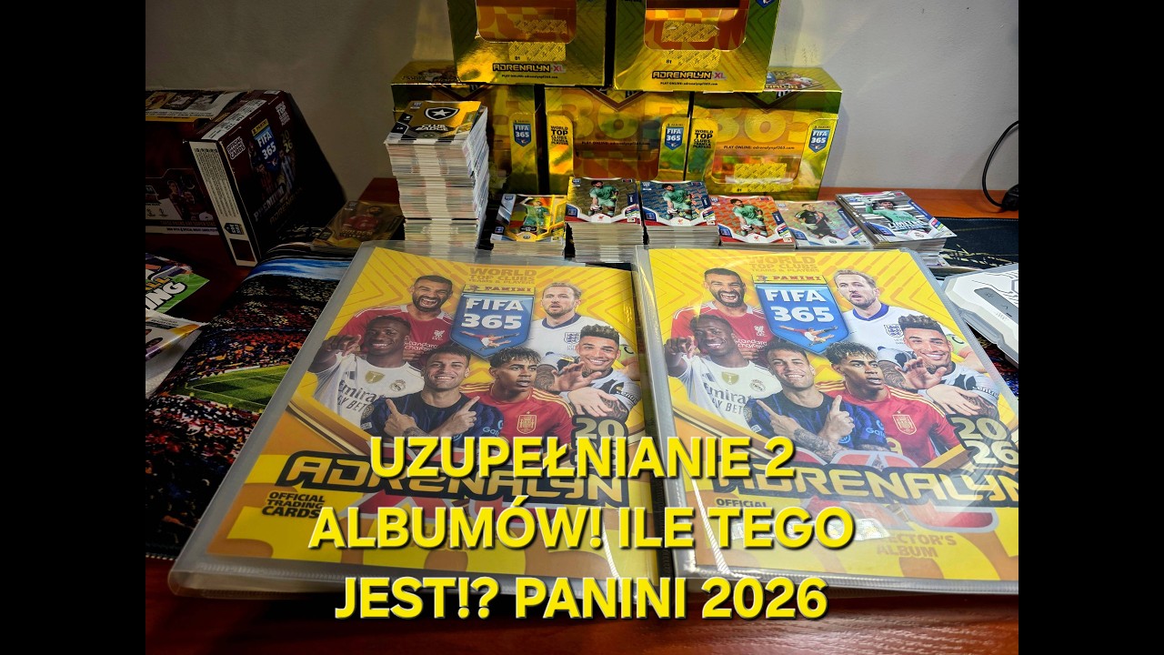 HIT! UZUPEŁNIANIE 2 ALBUMÓW PANINI FIFA 365 2026 MAMY CAŁOŚĆ! 5 MOMENTUM I DUŻO LIMITED EDITION!
