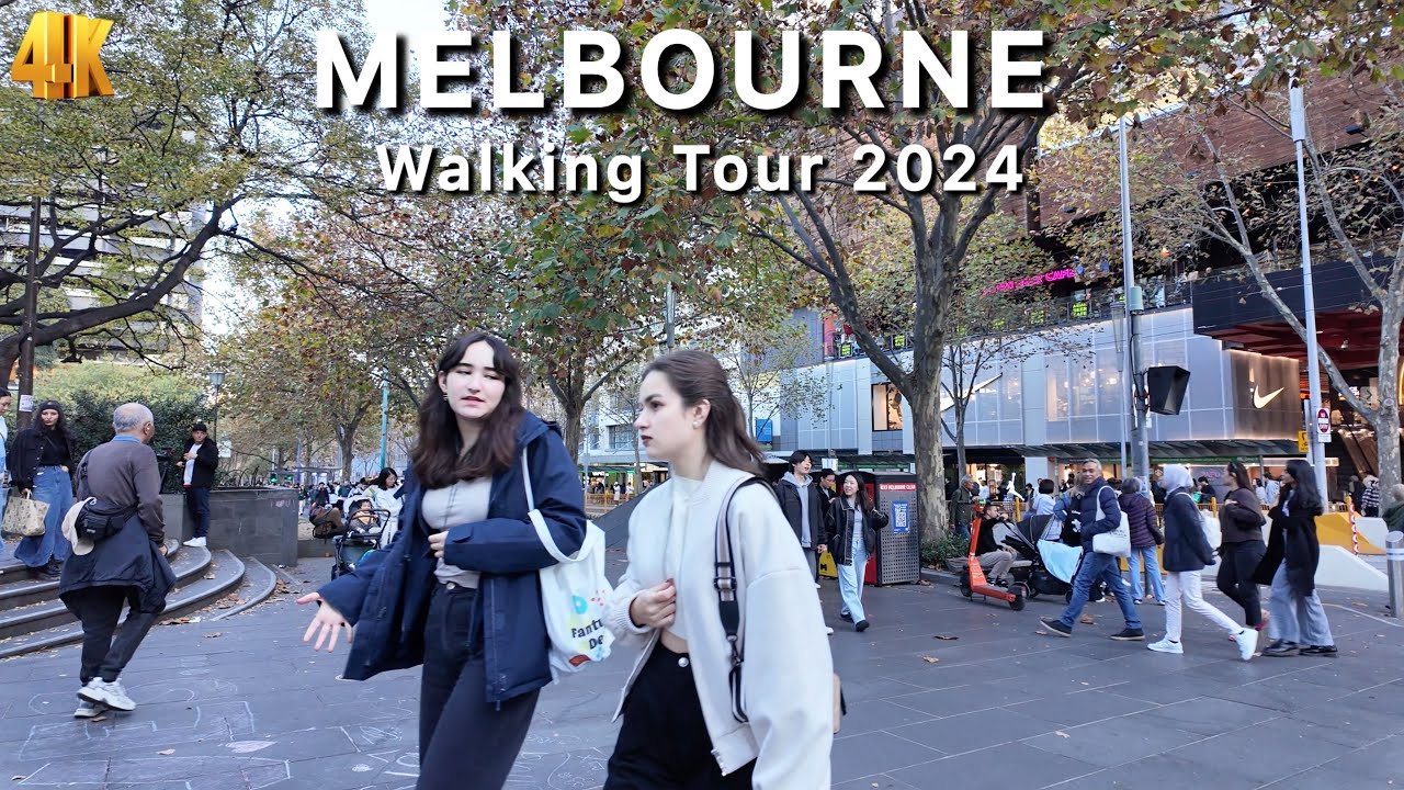 Melbourne City CBD Walking Tour Australia 2024