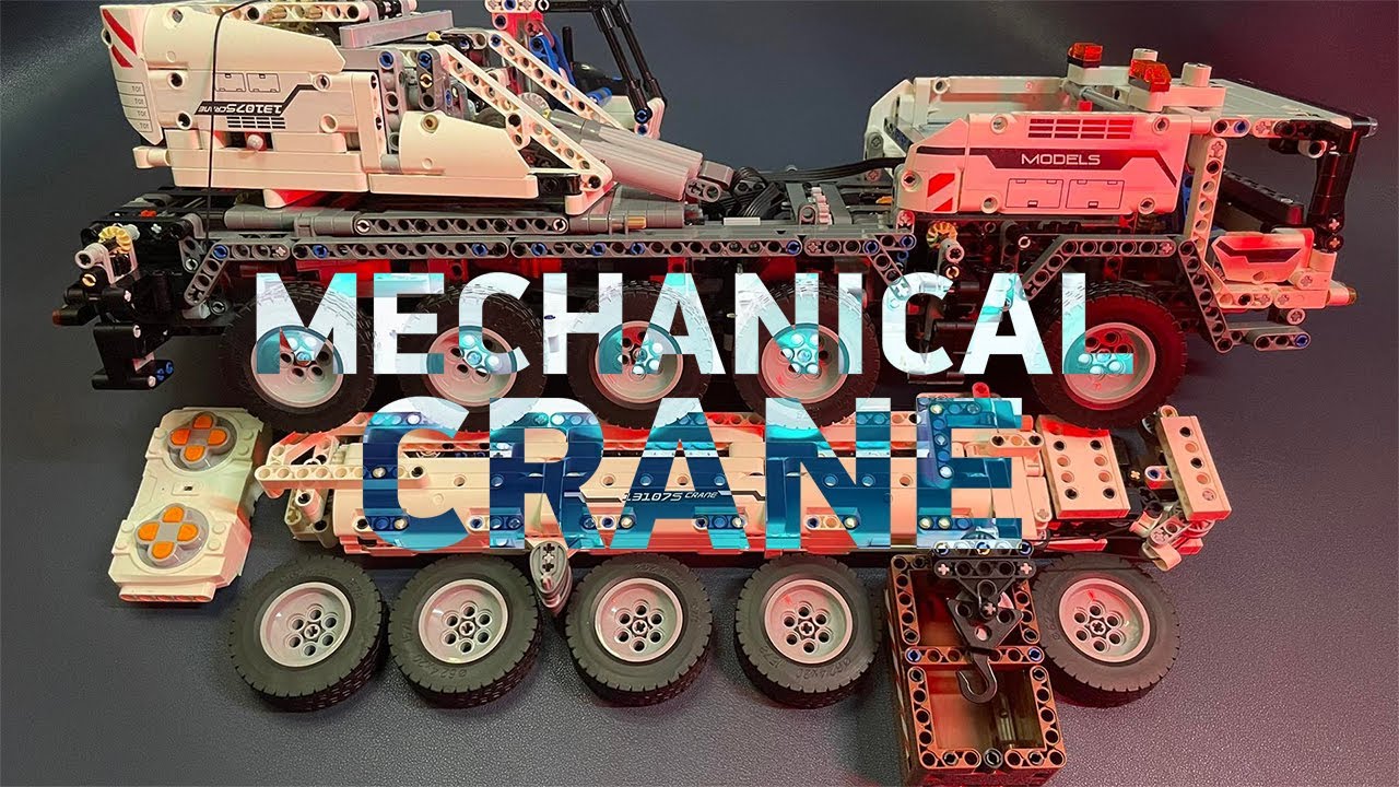 Mould King | Mechanical Crane | Speed Build | ASMR