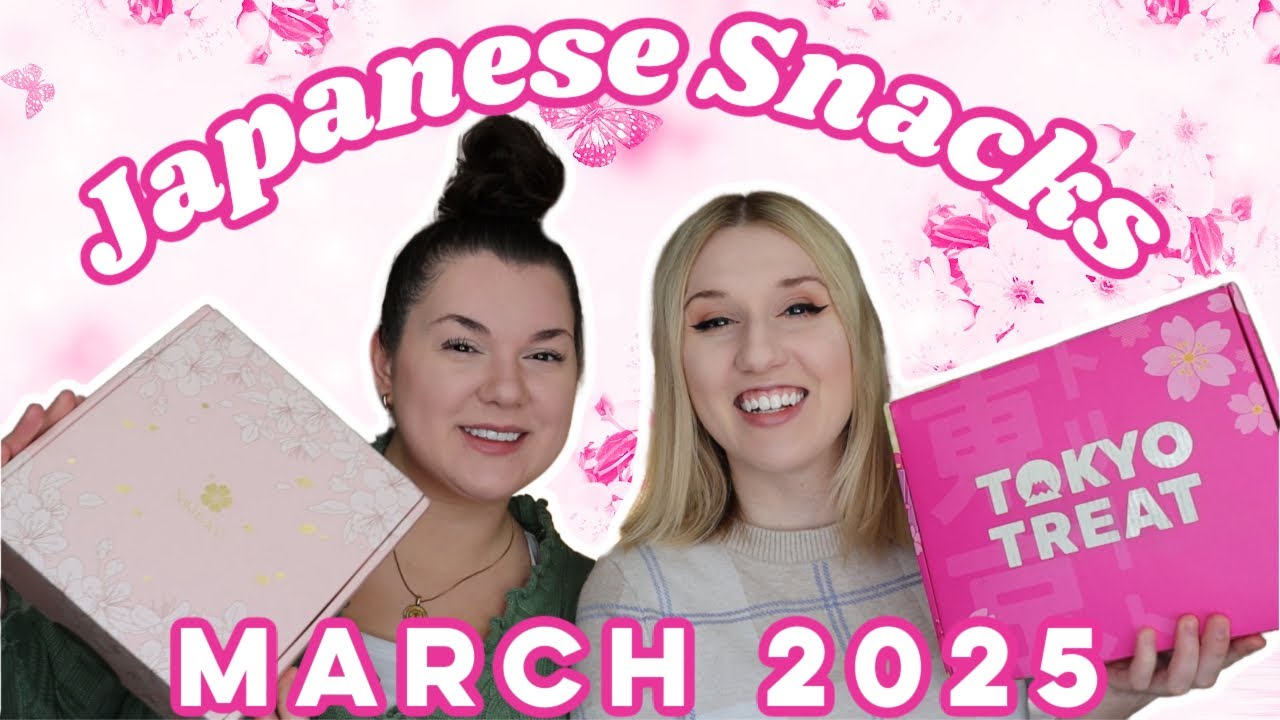 TRYING JAPANESE SNACKS 🌸 | TokyoTreat + Sakuraco | March 2025