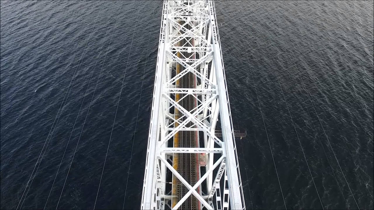 Саратовский ЖД мост с квадрокоптера
