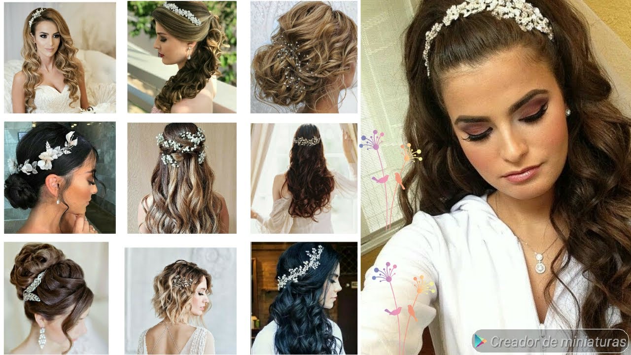 LOS PEINADOS DE NOVIAS MÁS BONITOS DEL MUNDO 😍 HAIRSTYLE FOR WEDDING 😲