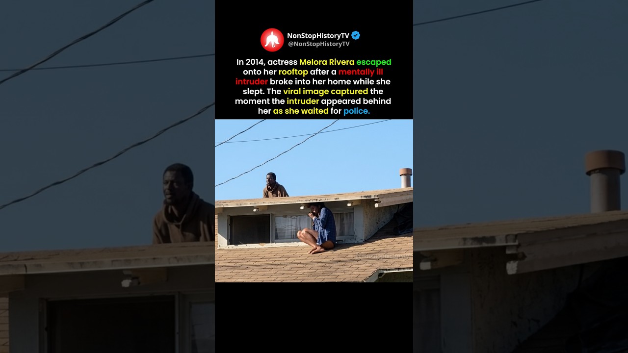 The Terrifying Rooftop Intruder Viral Photo: Melora Rivera #shorts