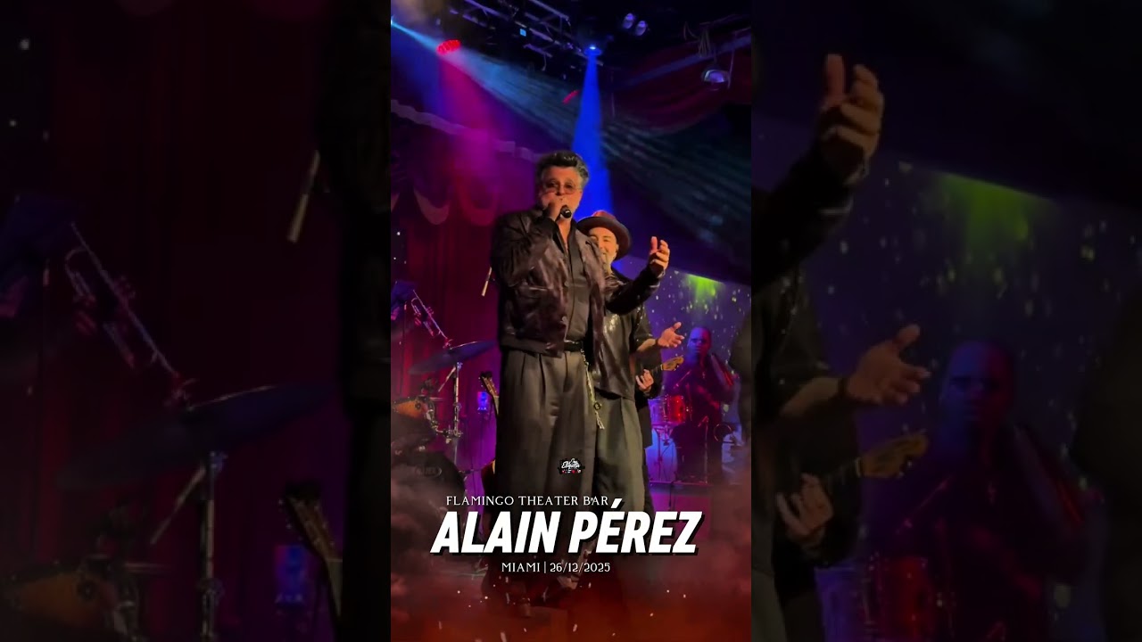 Alain Pérez concierto en Flamingo Theater Bar - Miami 26/12/2025