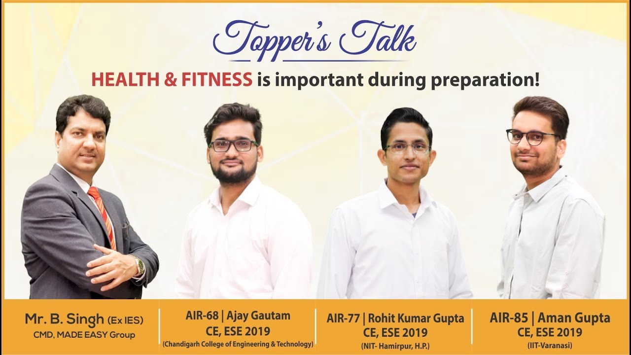 IES/ESE 2019 Toppers CE | Ajay AIR68, Rohit AIR77, Aman AIR85 | MADE EASY