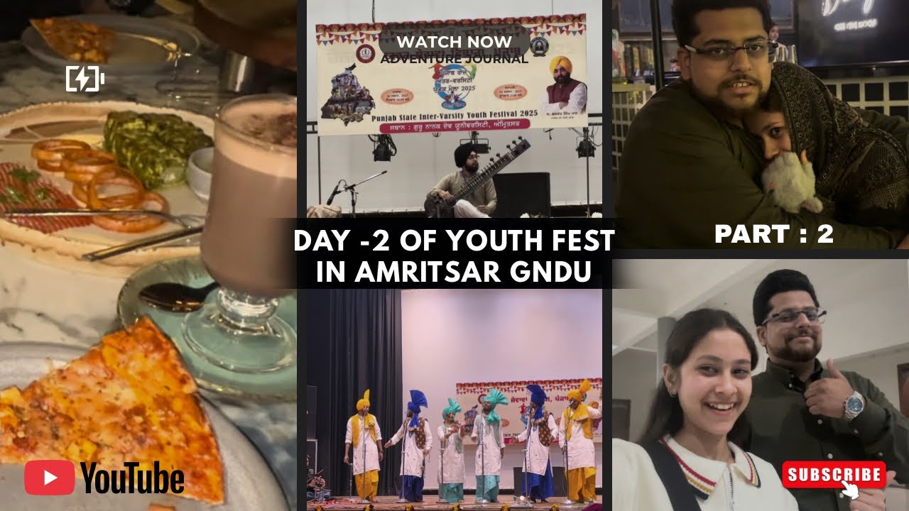 DAY 2nd of youth fest in Amritsar GNDU✨| @MEHAKBAINS VLOGS| #youtuber #youthfestival2025 #vlog 