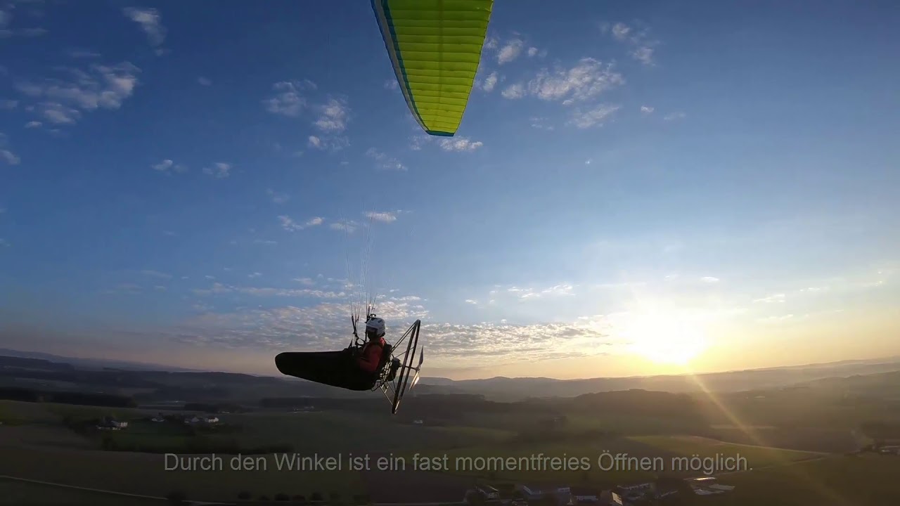 E-PPG  DIY Faltpropeller folding Propeller electric Paramotor Thermikeintiegshilfe