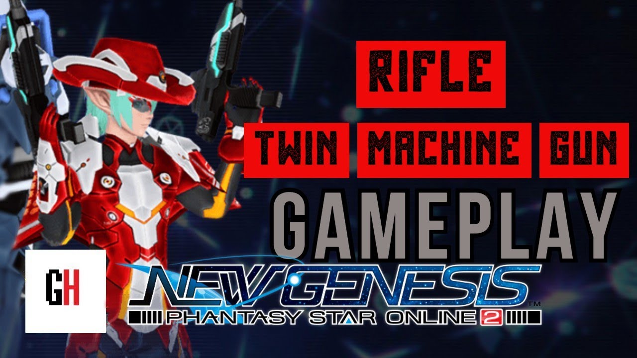 PSO2 NGS Gunner Gameplay