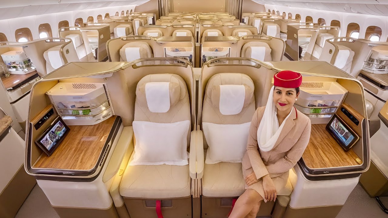 Emirates Boeing 777 Новый бизнес-класс | Обзор полета из Брюсселя в Дубай (4K)