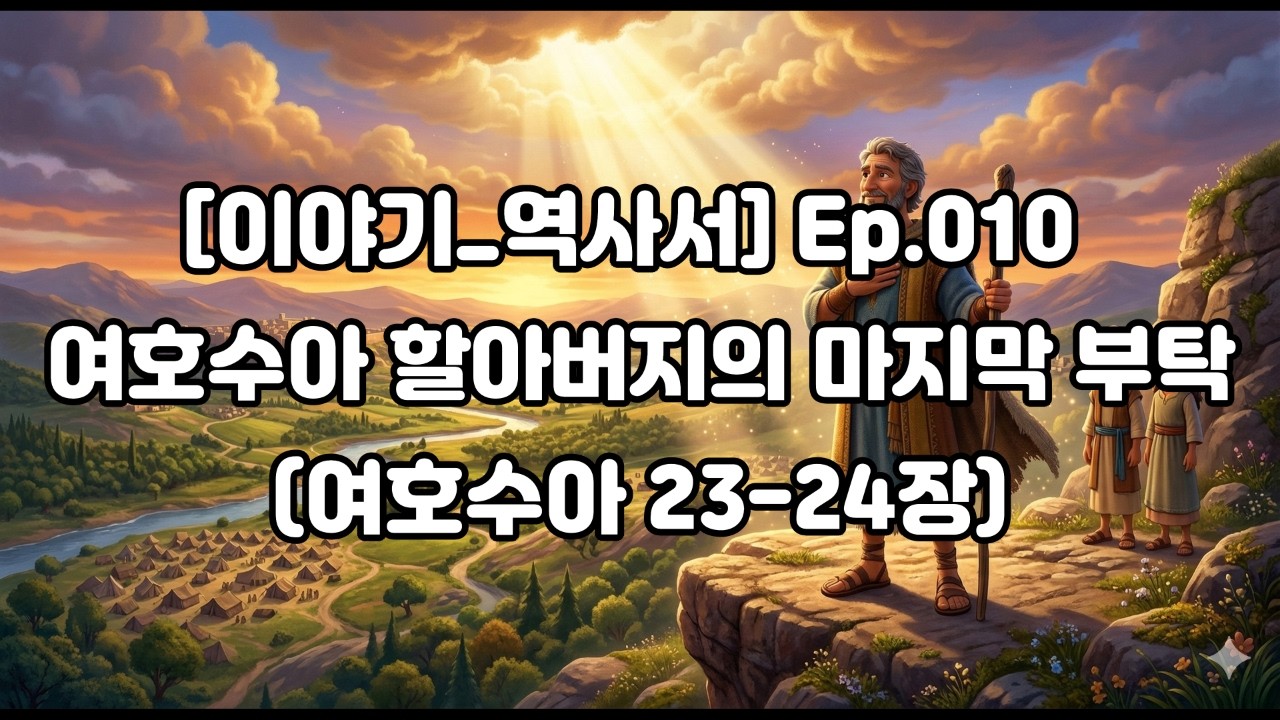 [이야기_역사서] Ep.010 여호수아 할아버지의 마지막 부탁 (여호수아 23-24장)