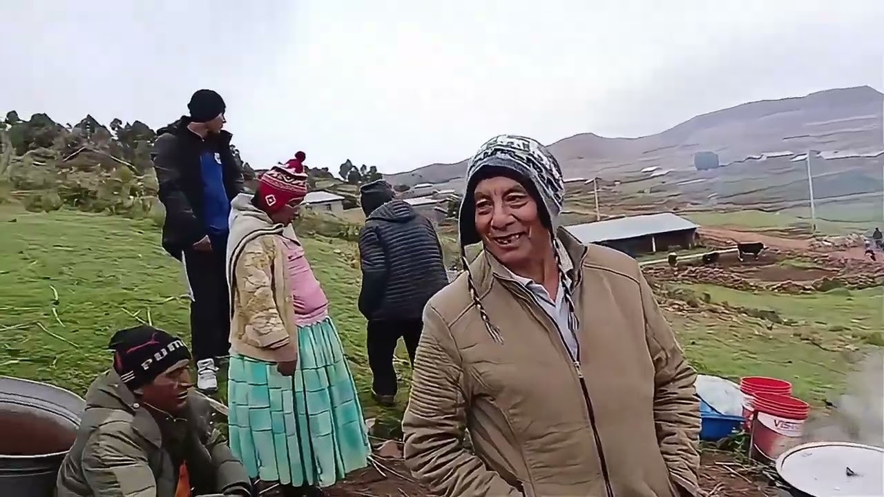 FESTEJANDO EN PUEBLO QUEJONI  - VILQUECHICO (FAMILIA PALERO)