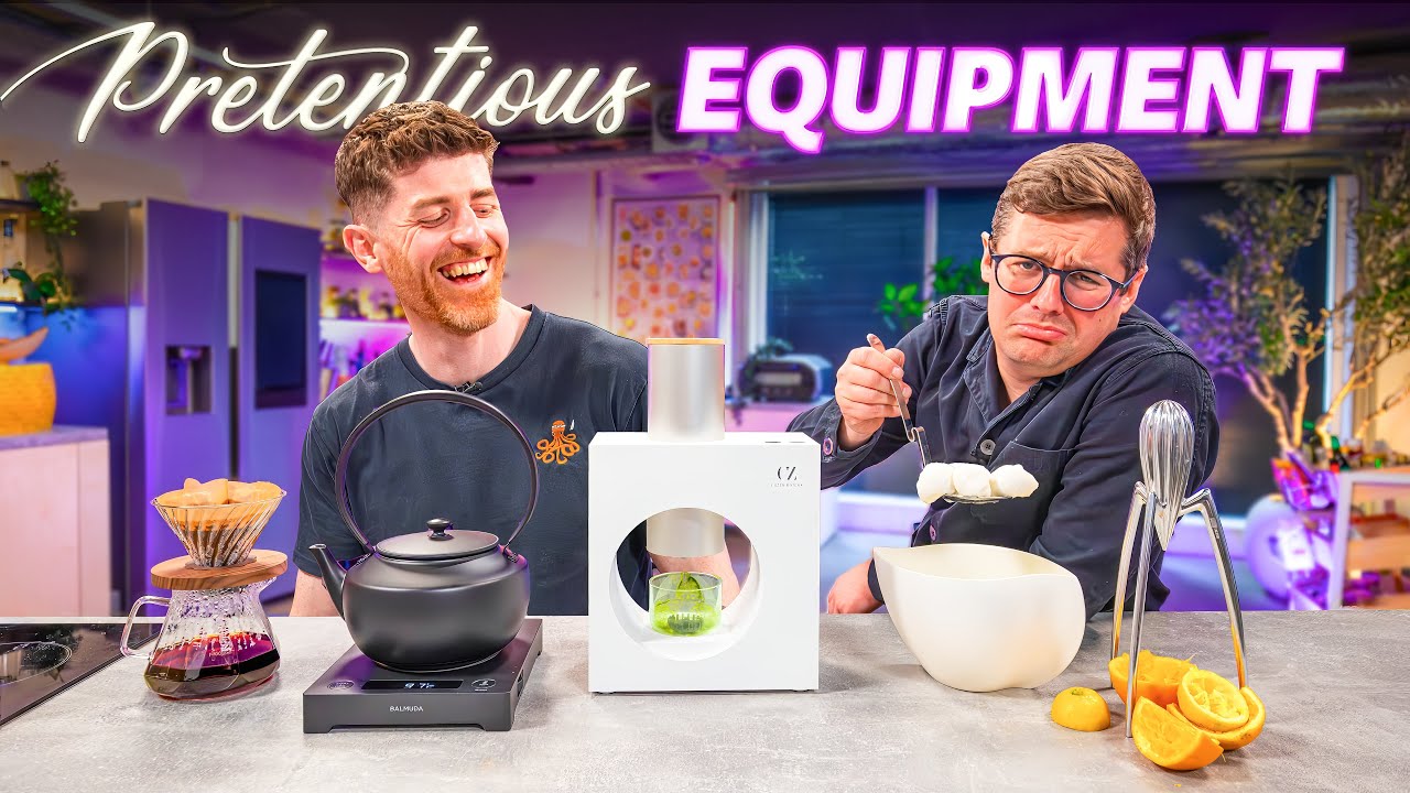 2 Chefs Review Pretentious Kitchen Equipment | Sorted Food