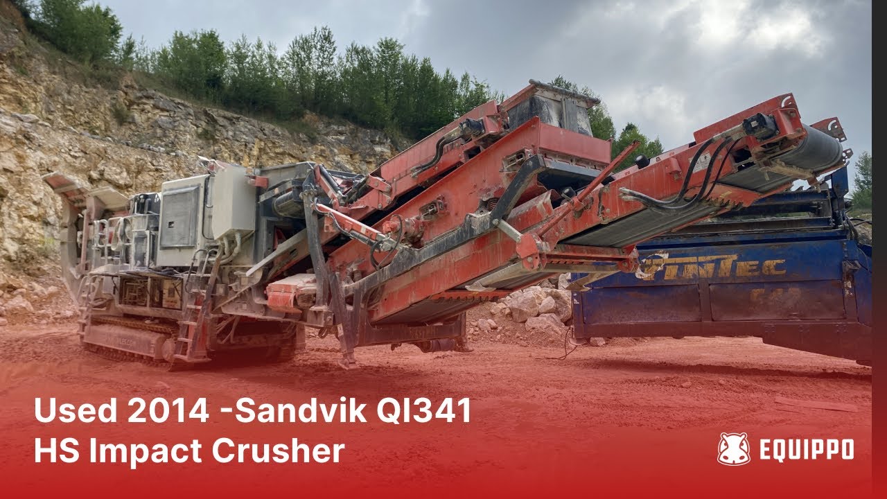Used Sandvik QI341 HS | Used Crusher | equippo.com | Used heavy equipment