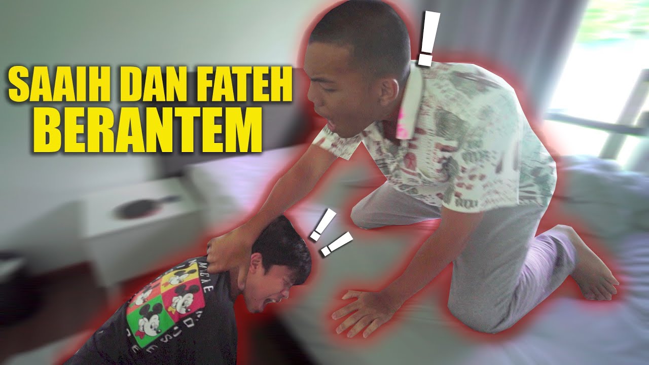 Fateh & Saaih Berantem, Qahtan Jatuh, Sepeda Masuk Got, Vlog Hari Terusuh Gen Halilintar