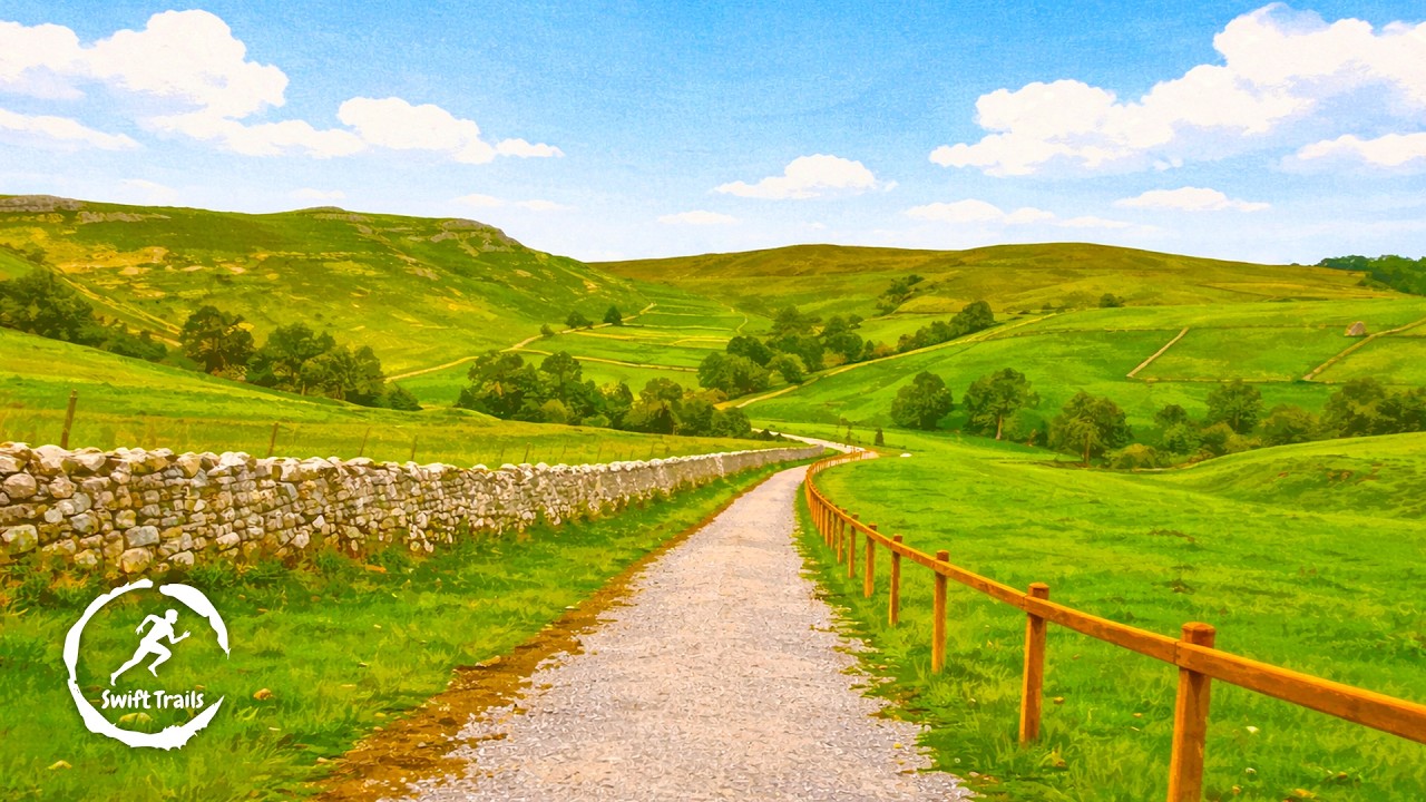 Virtual Run | Malham Cove (Yorkshire Dales) | 50-Minute Treadmill Scenery