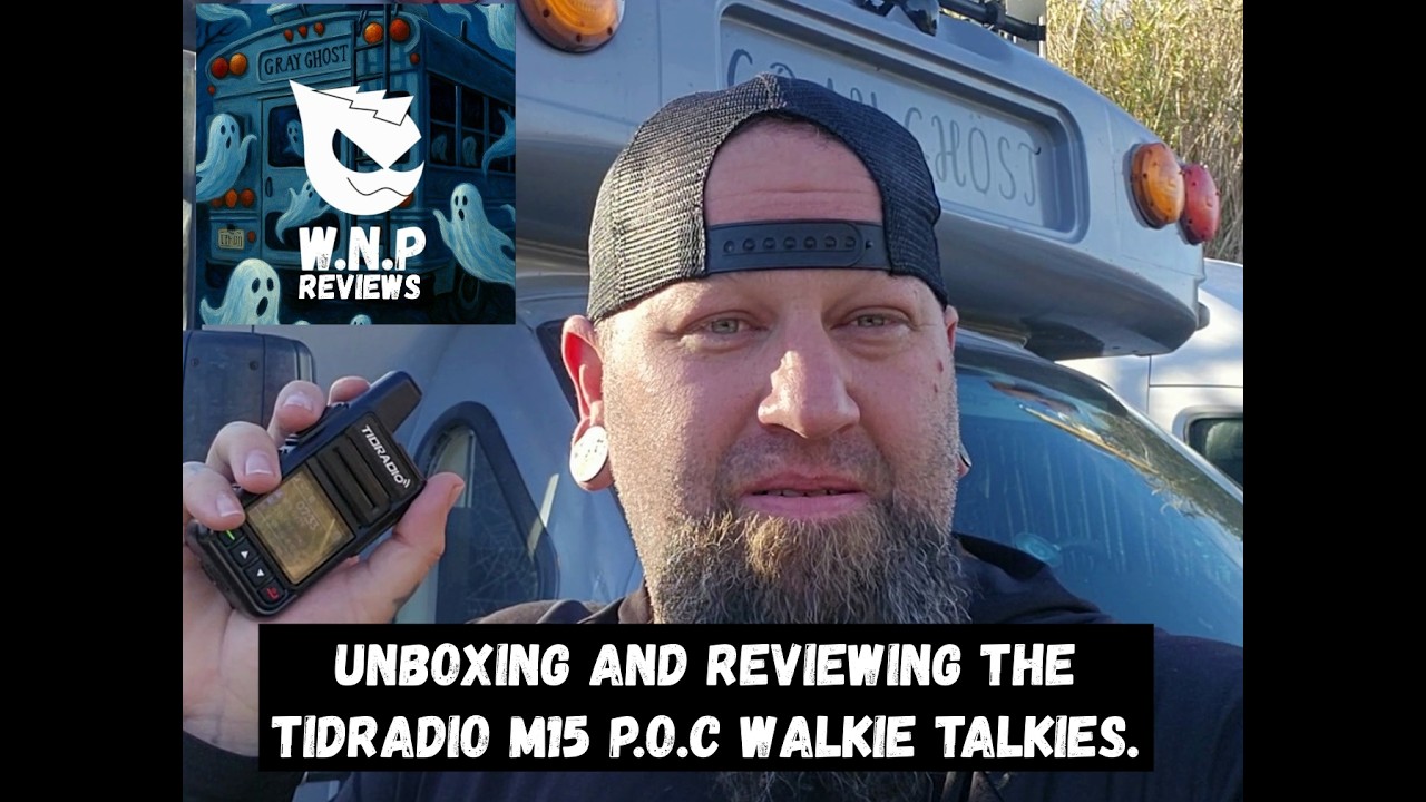 Unboxing And Reviewing The TIDRADIO M15 P.O.C Walkie Talkies.