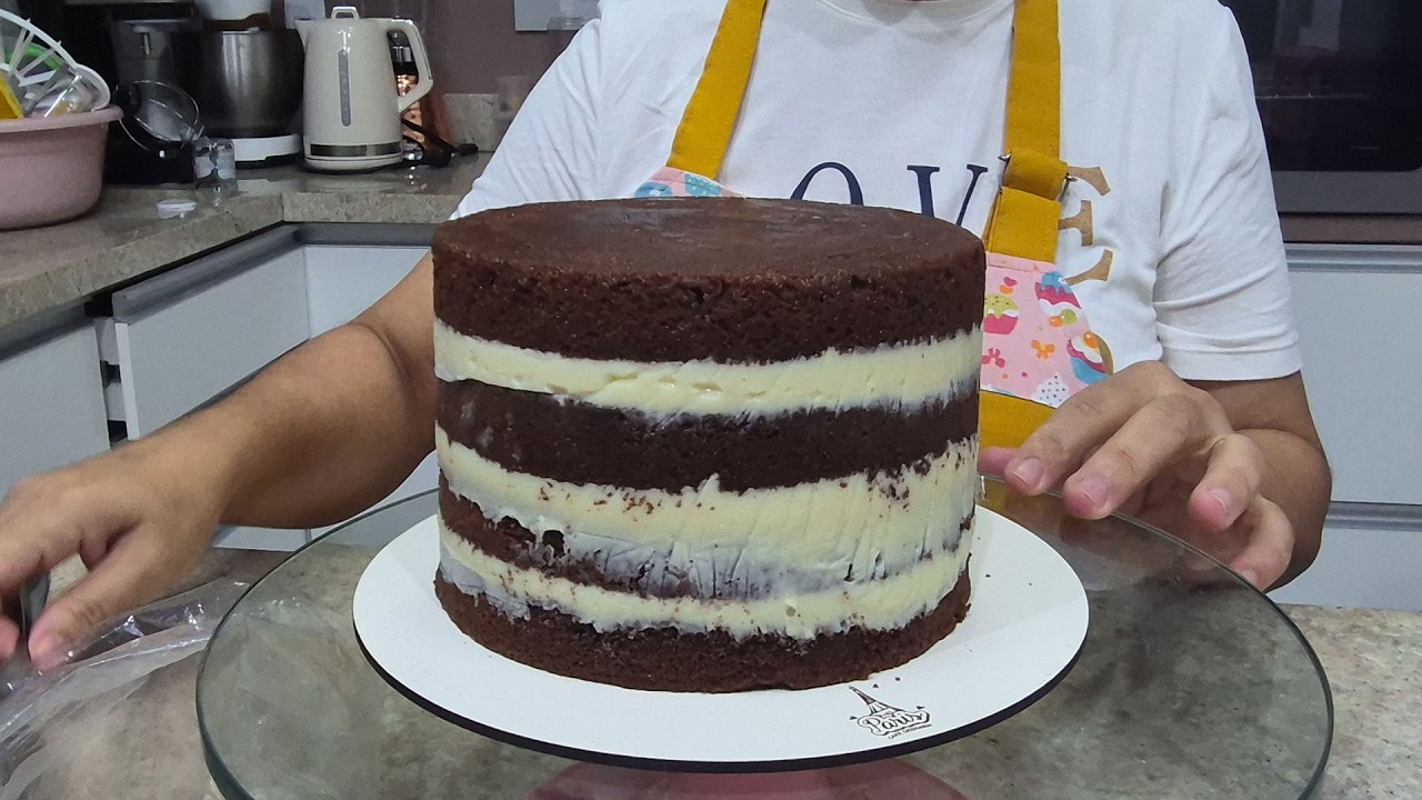 DECOREI ESSE BOLO COM UM ITEM QUE TODO MUNDO TEM EM CASA !!!APRENDA ESSA TÉCNICA ÍNCRIVEL