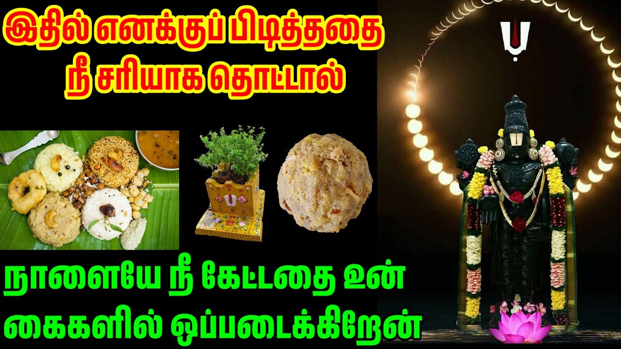 இதில் எனக்கு பிடித்ததை தொடு நாளை உனக்கு பிடித்தது உன் கையில் இருக்கும்/ #பெருமாள் #perumal