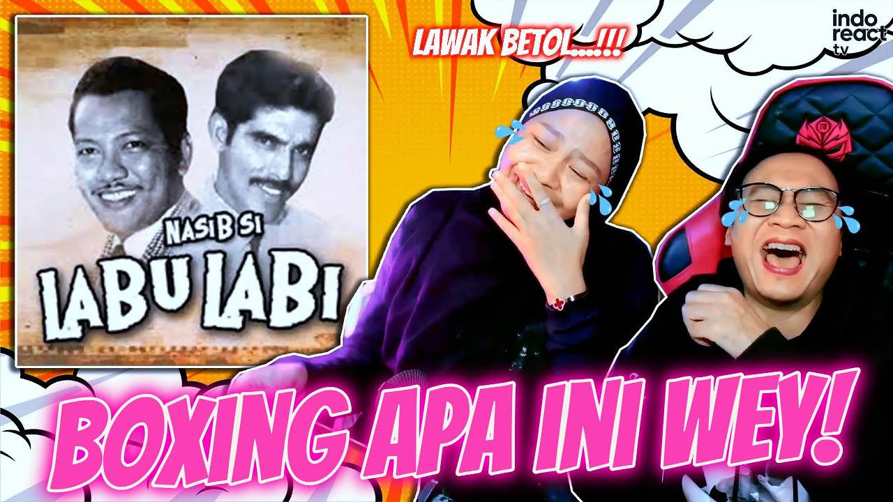 😭DIA NGAKAK LAGI SAMPAI NANGIS😭 NASIB SI LABU LABI - PART 1 | FILM P.RAMLEE | REACTION | INDOREACTTV