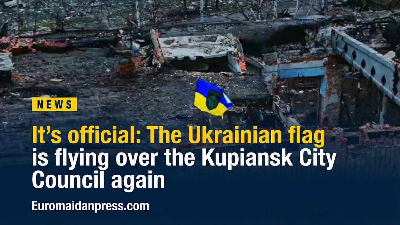 New Russian failure: Ukrainian flag is flying over the Kupiansk again