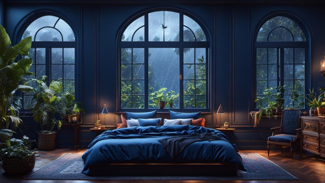 Rainforest sounds to help you fall asleep in minutes, rain and distant thunder #Nature #NatureSounds
