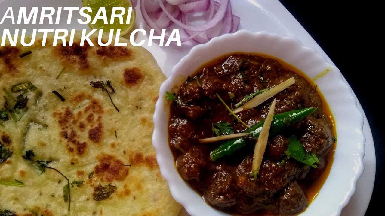 AMRITSARI NUTRI KULCHA | NUTRI KULCHA RECIPE | HOW TO MAKE NUTRI GRAVY