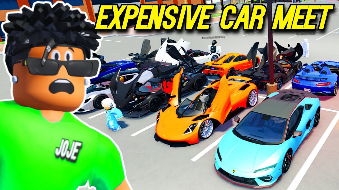 MOST EXPENSIVE CAR MEET IN ROBLOX DRIVING EMPIRE