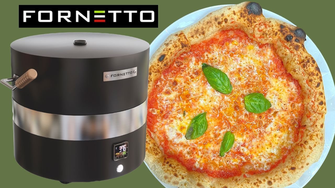 Pizza Napolitana no FORNETTO (alcança até 500ºC)
