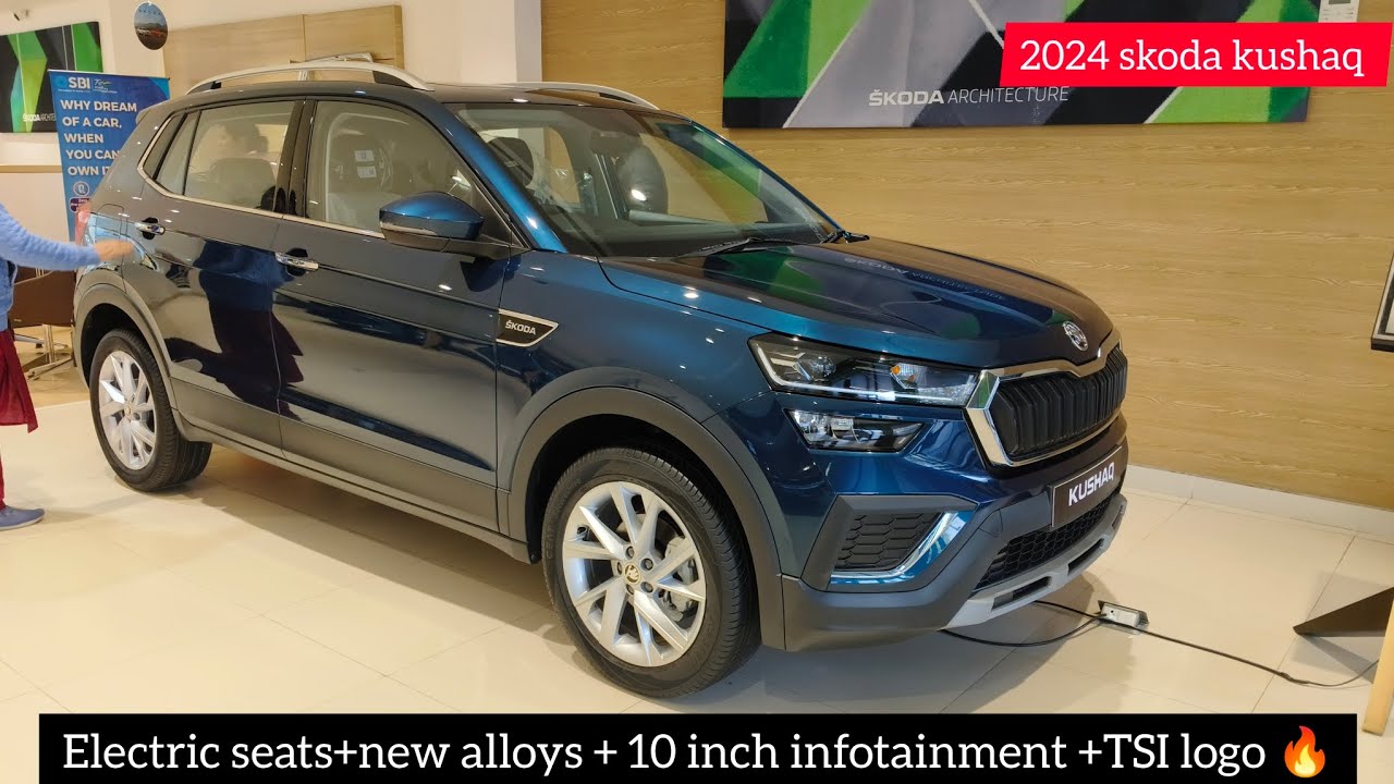 skoda kushaq 2024 🔥new features new update detail walkaround review.