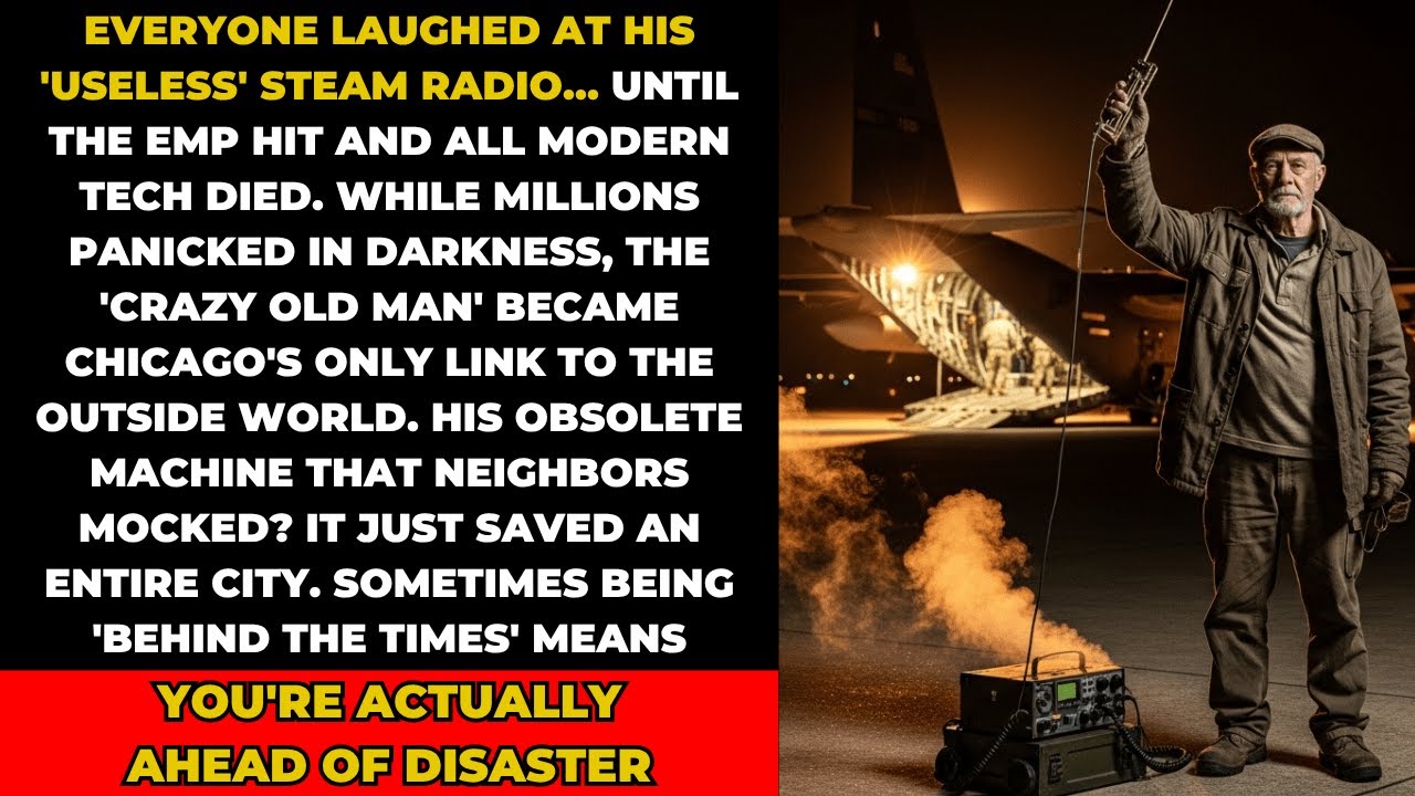 The EMP Hit. All Tech Was Dead. - Then the 'Crazy' Old Man Fired Up His Steam Radio