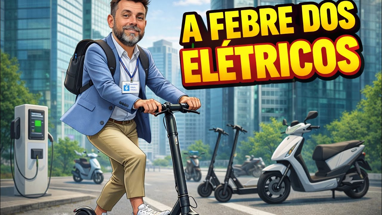 A INVASÃO DOS PATINETES ELÉTRICOS