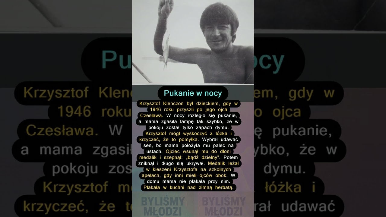 Pukanie w nocy   Byliśmy młodzi