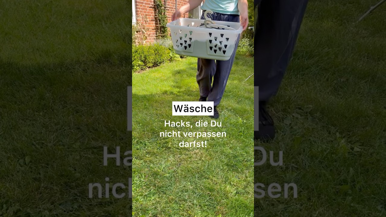 3 geniale W&auml;sche-Hacks 👚, die dir Zeit sparen!