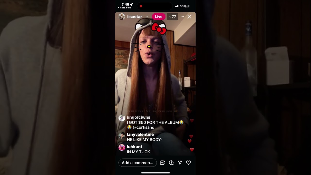 Cortisa Star 8/2/2025 IG Live 