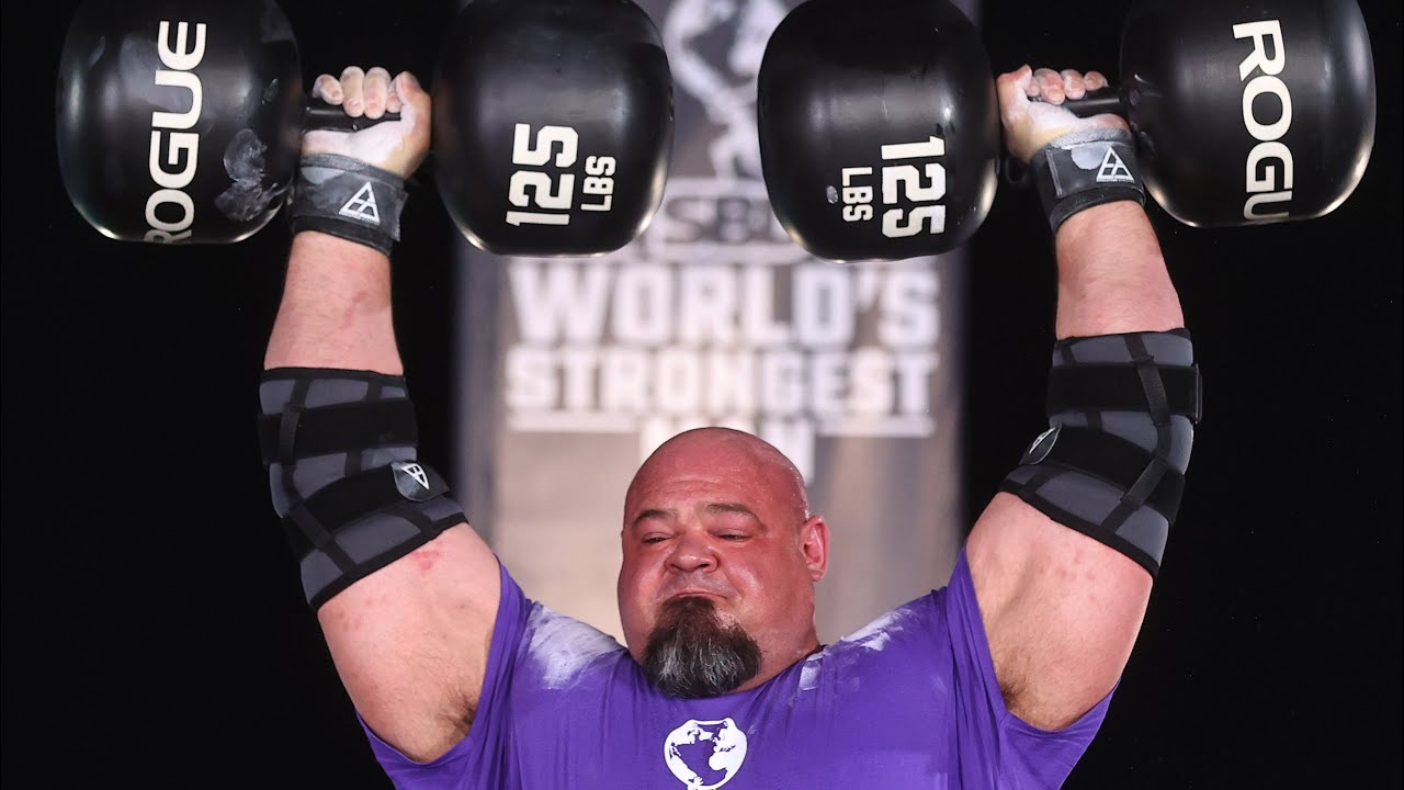 Brian Shaw and Group Five Go Ahead in the Double Dumbbell Overhead Press | 2020