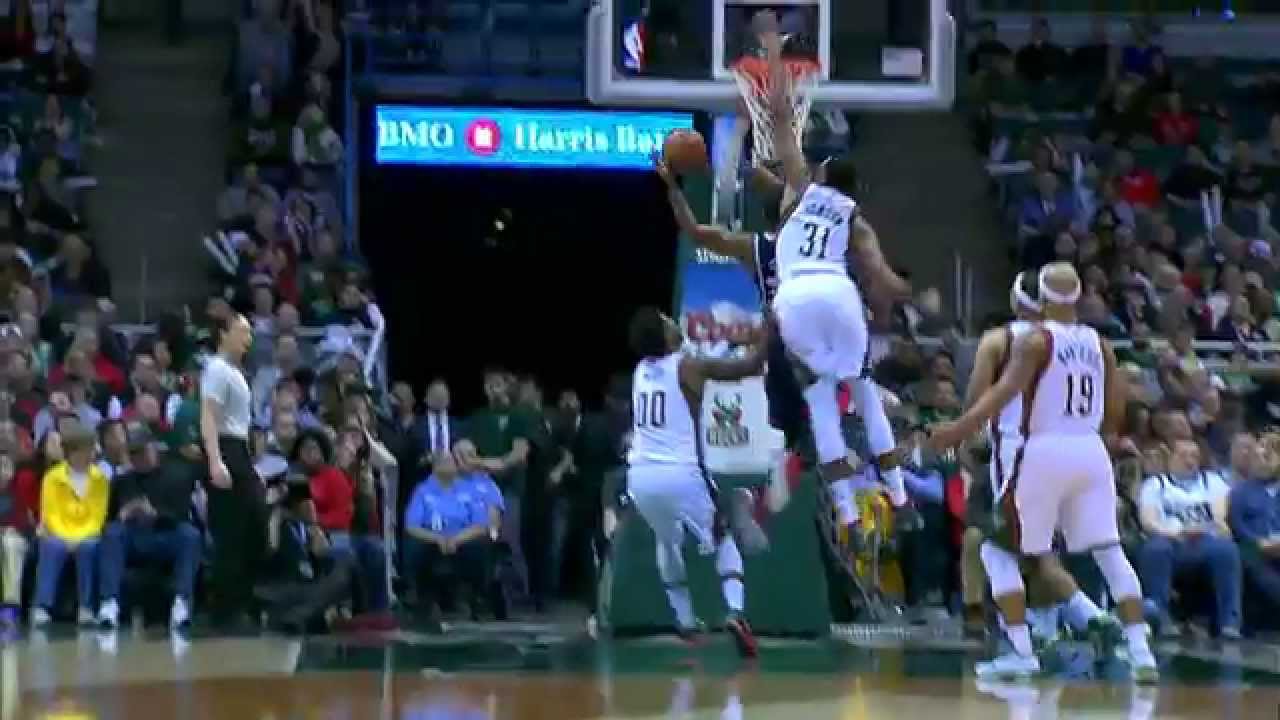 John Henson with the Sick Rejection