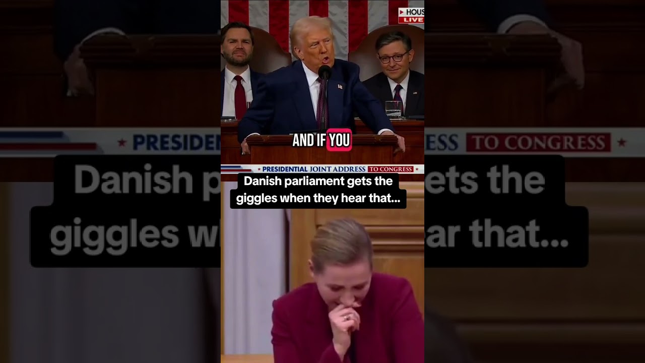 Danish Parliament laughs at Trump 😂