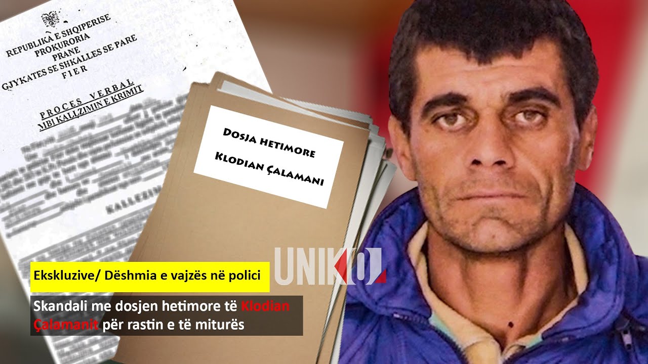 Uniko - Skandali me dosjen e Klodian Çalamanit për rastin e të miturës, dëshmia e vajzës në polici