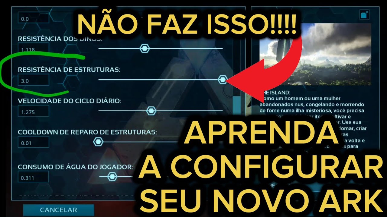 Tutorial de Como Configurar os controles e Configura&ccedil;&otilde;es no seu Novo Ark Ultimate Mobile