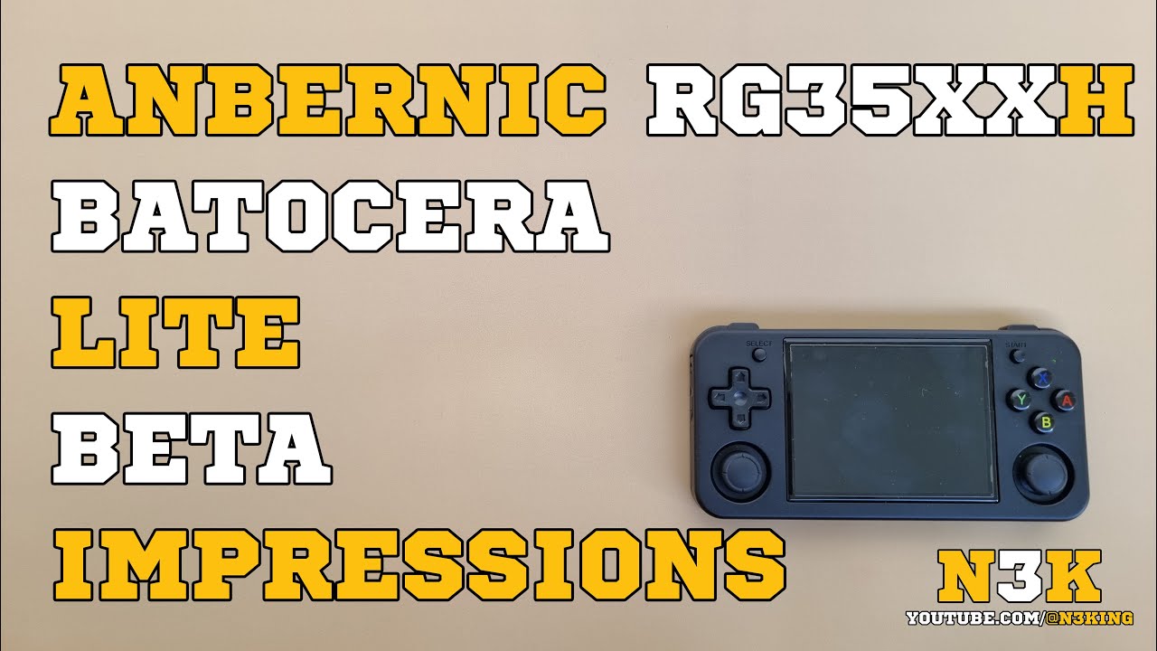 Anbernic RG35XXH Batocera Lite Beta Impressions
