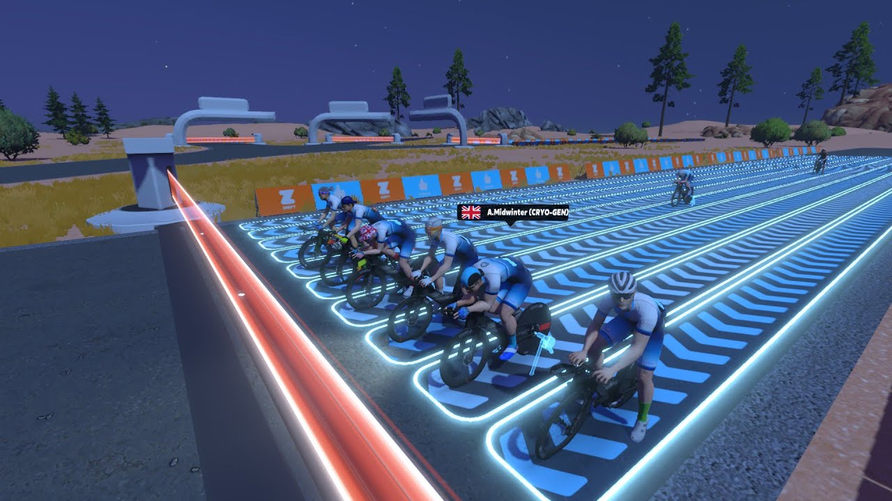 Zwift TTT No.341 with GRYO-GEN Snow Geese - Watopia's Waistband