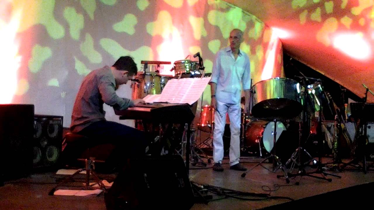 Andy Narell and Bruno B&ouml;hmer in Cura&ccedil;ao selebrating Roy Louis's 55th
