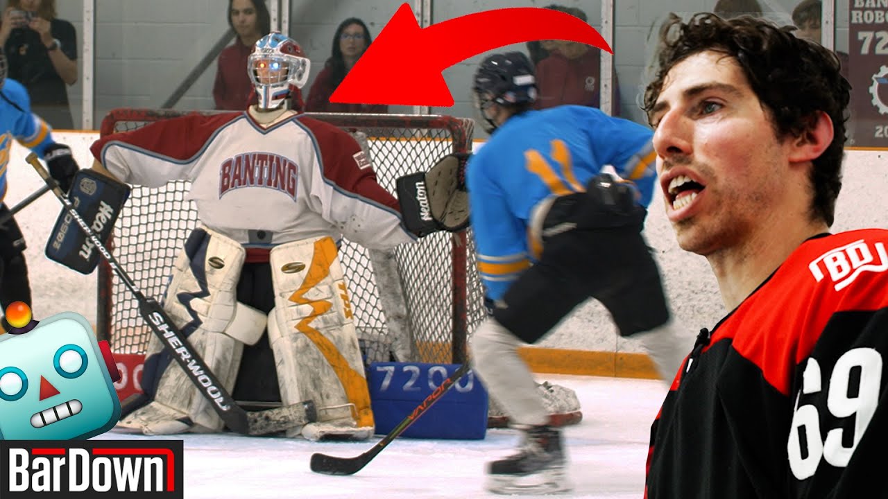 USING AN AI ROBOT GOALIE IN BEER LEAGUE HOCKEY