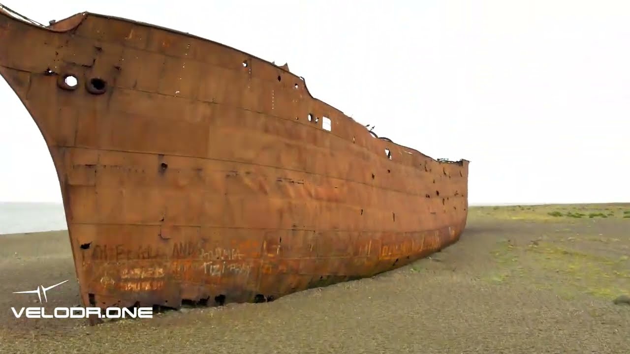 Patagonia - Santa Cruz - Punta Loyola - Barco Marjory Glen - Velodr,one - Videos aéreos