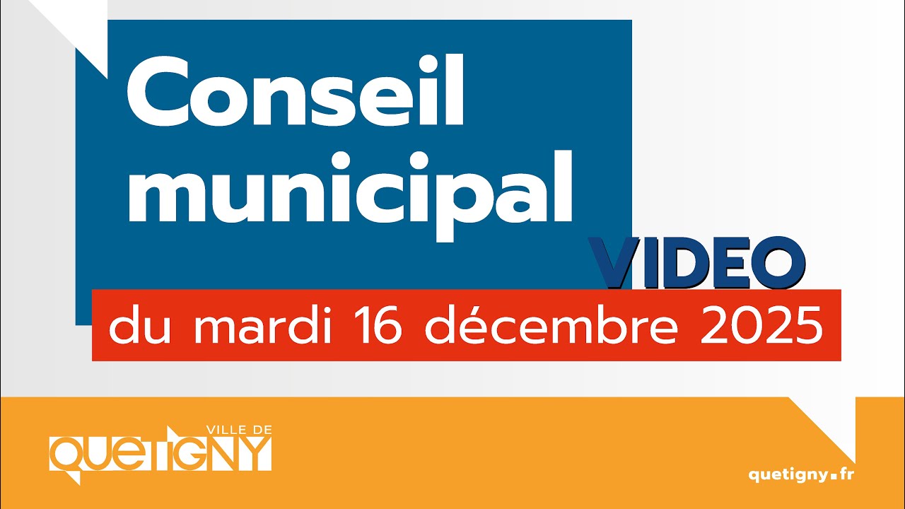 Conseil municipal du mardi 16 décembre 2025