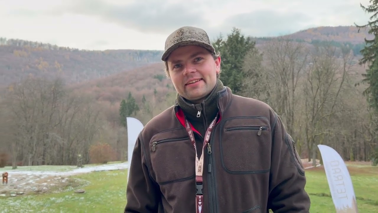 Svensk Slovensky Kopov på jakttävling i Slovakien 2025