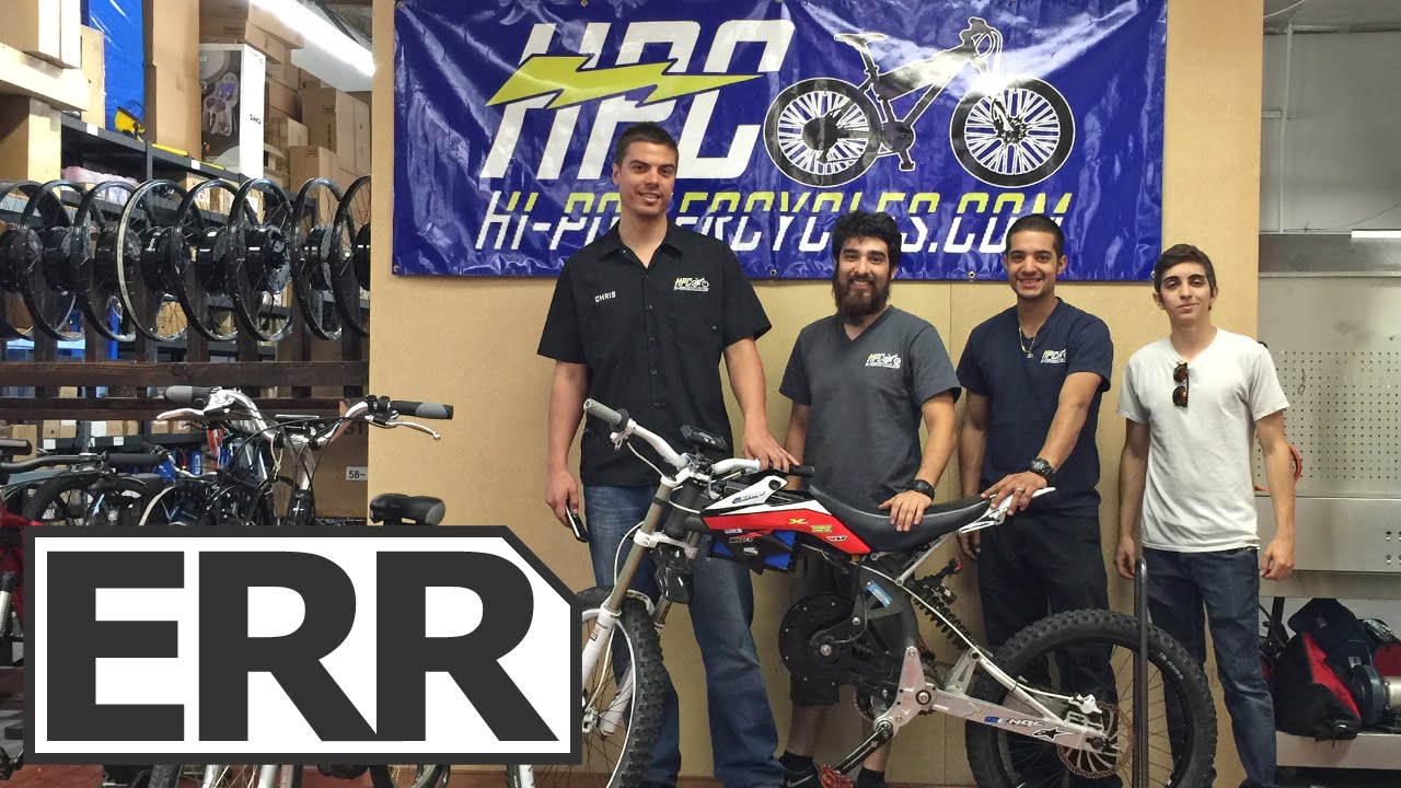 Hi-Power Cycles Headquarters Tour, Interviews and Ride Tests