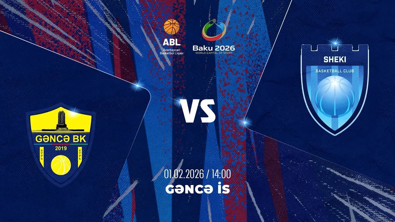 ABL 2025-2026 | GƏNCƏ VS ŞƏKİ | 01.02.2026 | 15-Cİ TUR