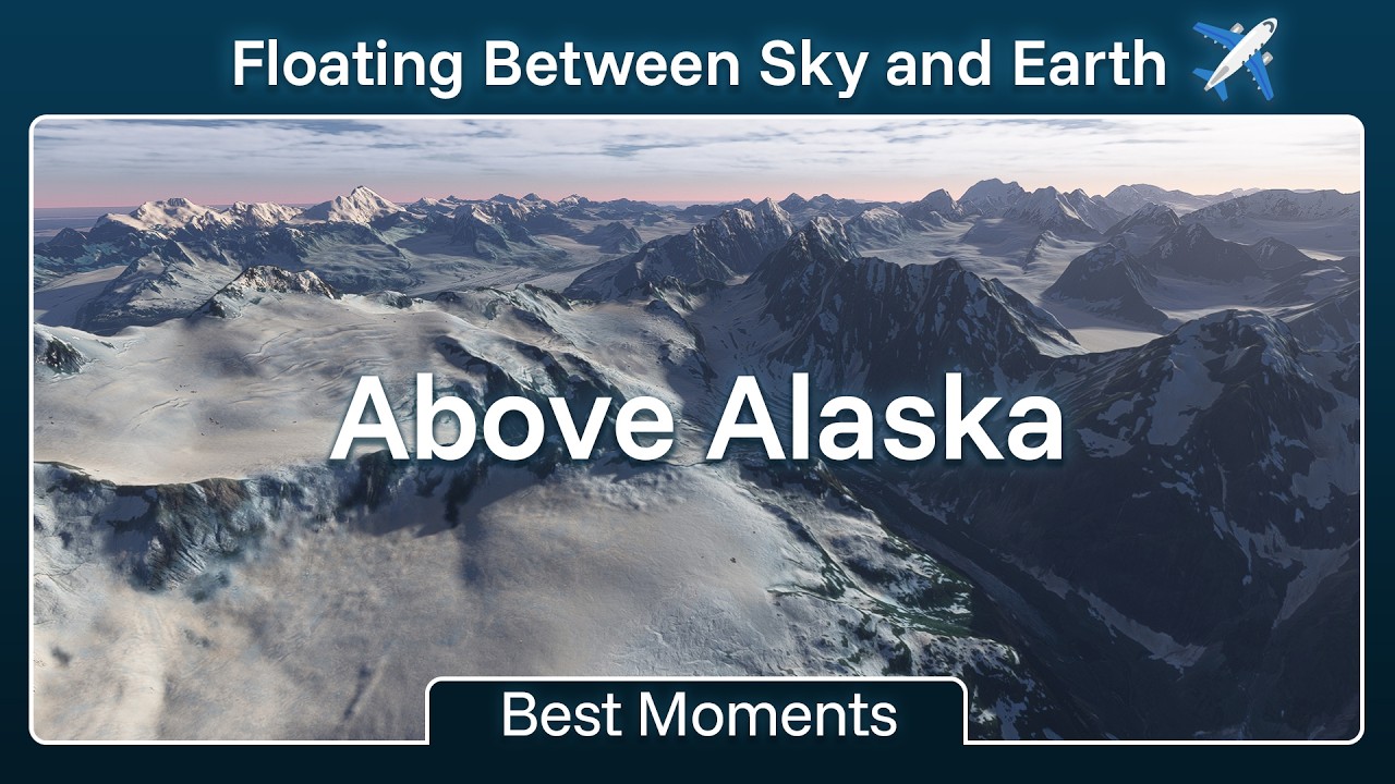 👉 Above Alaska – Best Moments ✈️🌄 #msfs2024