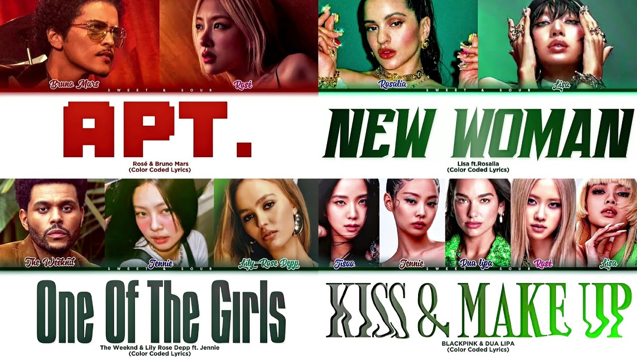 BLACKPINK 블랙핑크 - BEST COLLAB SONGS PLAYLIST [PART 1] (Color Coded Lyrics)